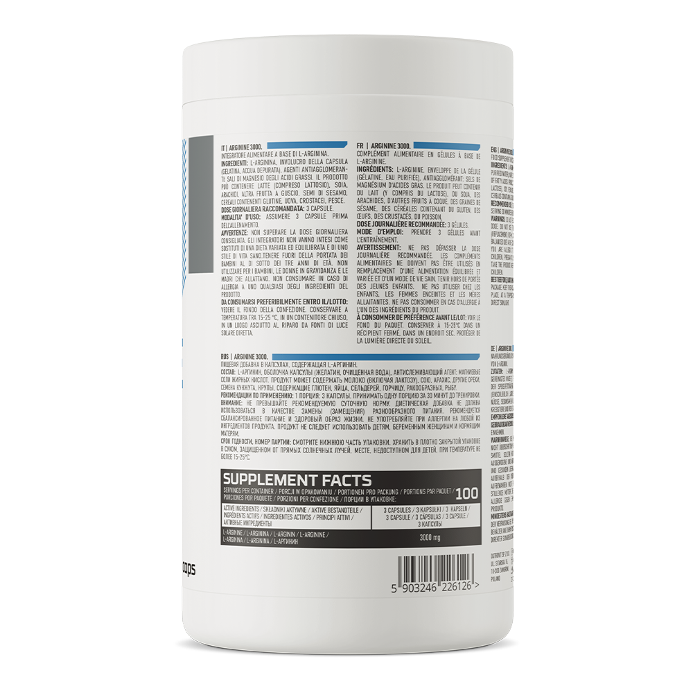 OstroVit Arginine 3000 mg 300 caps