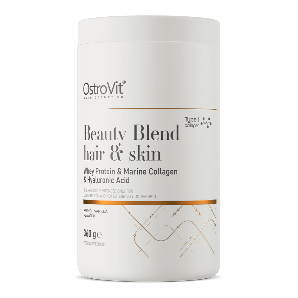 OstroVit Beauty Blend Hair & Skin 360 g французька ваніль