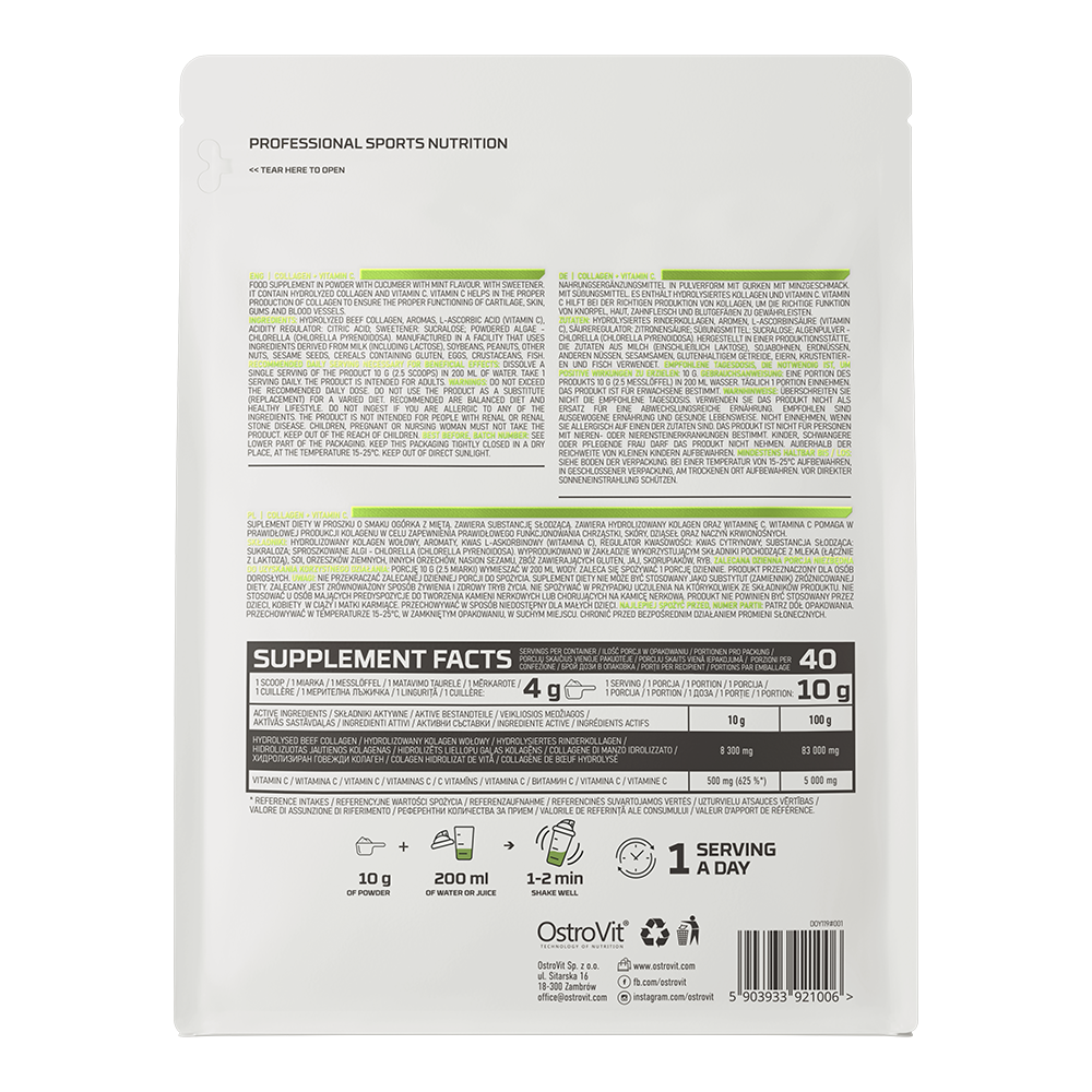 OstroVit Collagen + Vitamin C 400 g