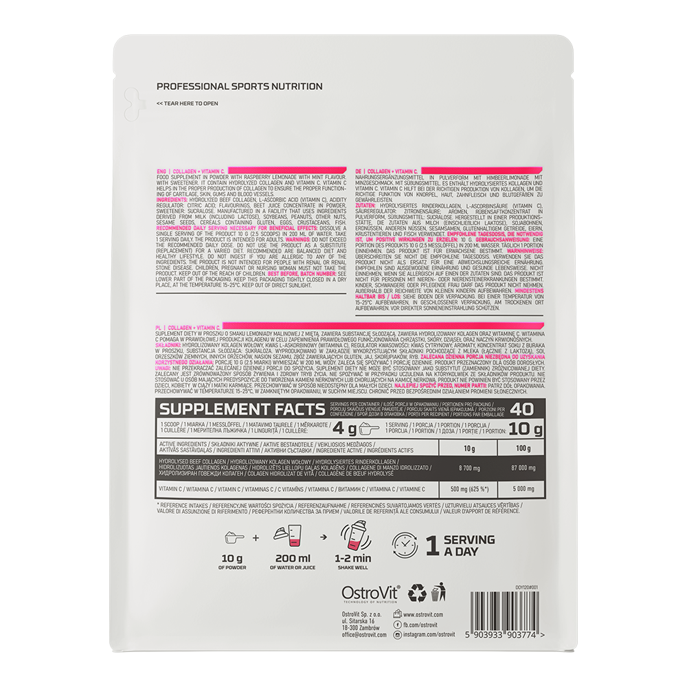 OstroVit Collagen + Vitamin C 400 g