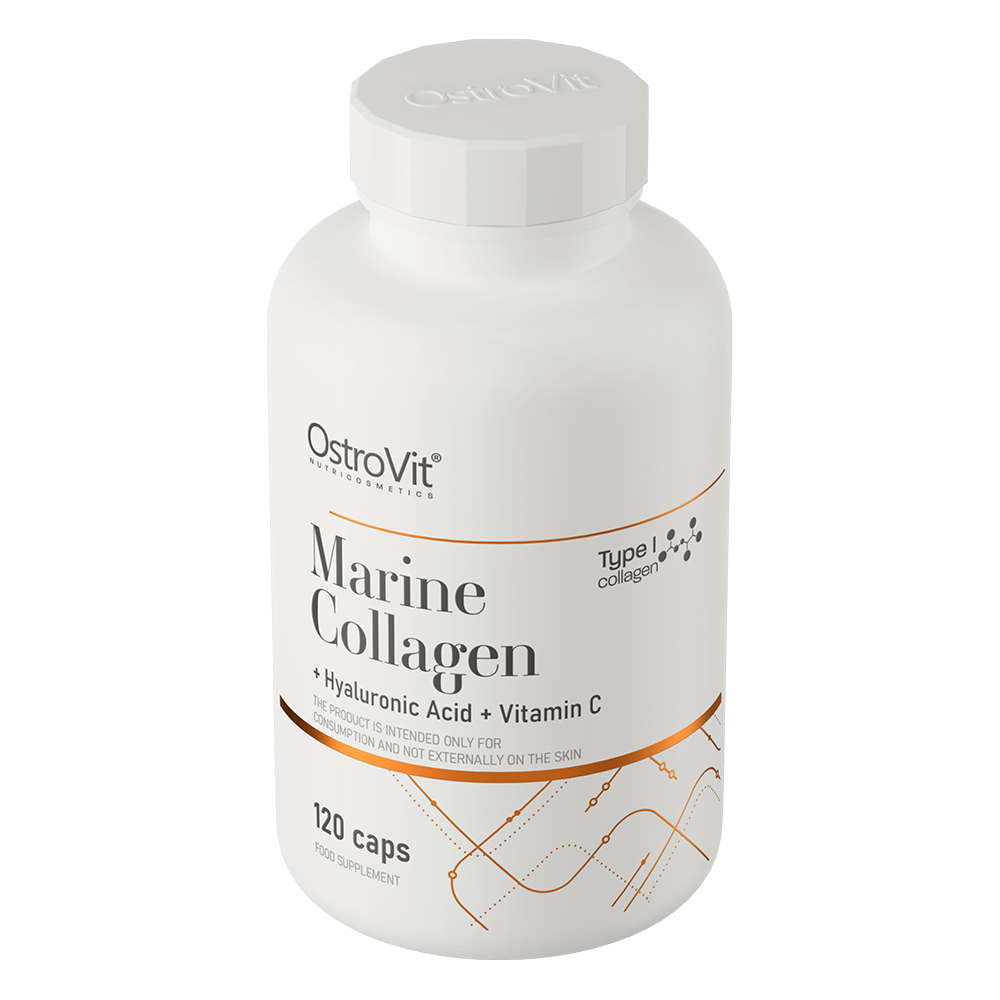 OstroVit Collagen Marine + Hyaluronic Acid + Vitamin C 120 caps