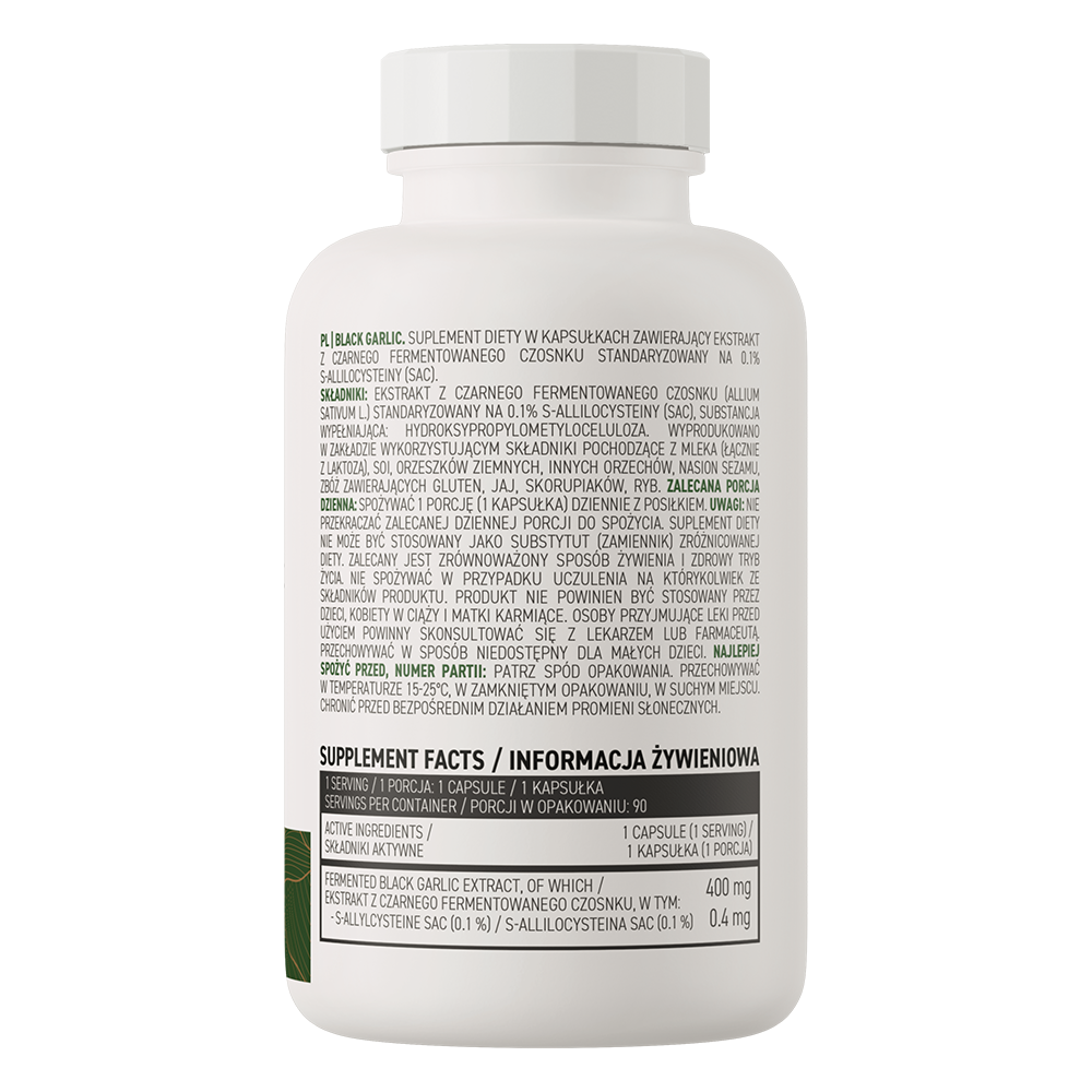 OstroVit Garlic Black Vege 90 caps