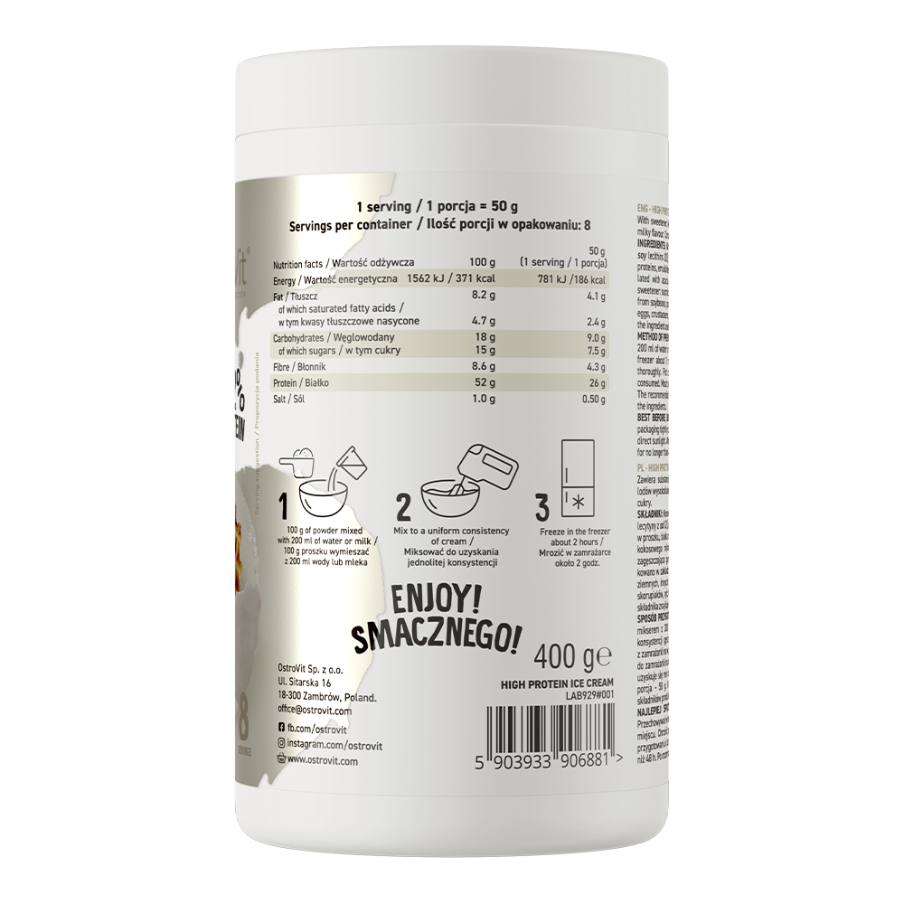 OstroVit High Protein Ice Cream 400 g