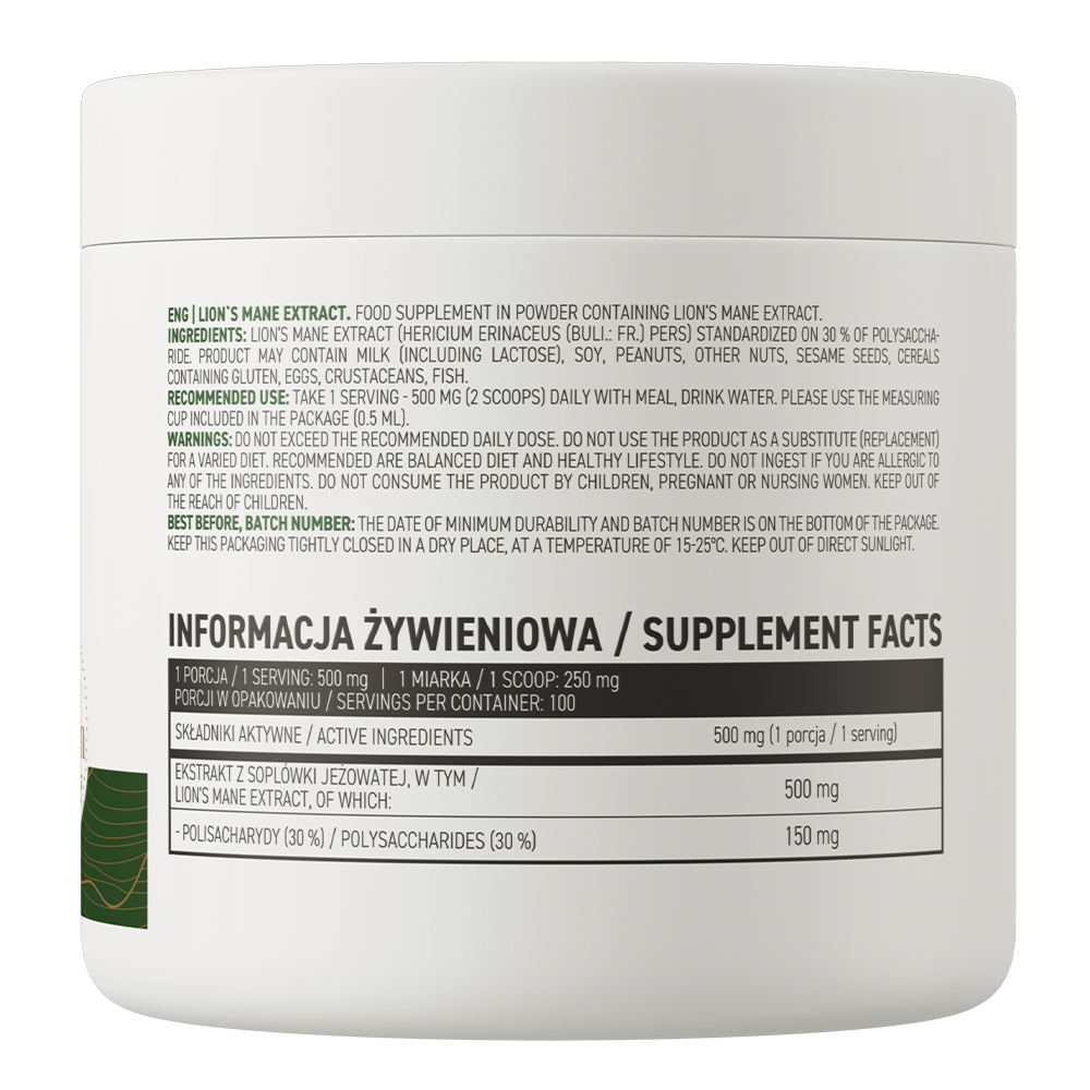 OstroVit Lion's Mane Extract 50 g натуральний