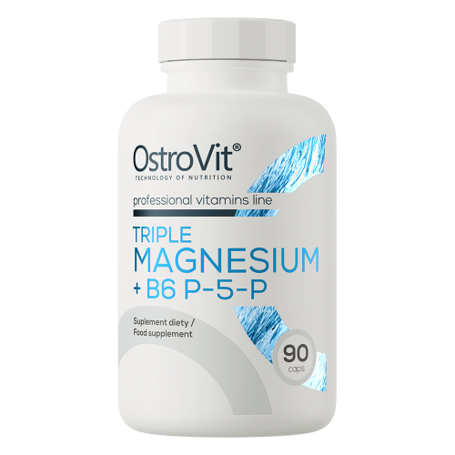 OstroVit Magnesium Triple + B6 P-5-P 90 caps