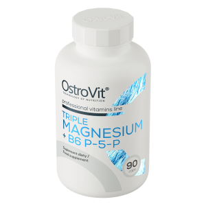 OstroVit Magnesium Triple + B6 P-5-P 90 caps