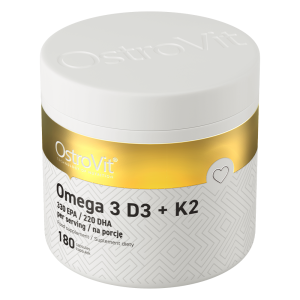 OstroVit Omega 3 D3 + K2 180 caps