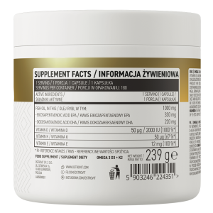 OstroVit Omega 3 D3 + K2 180 caps