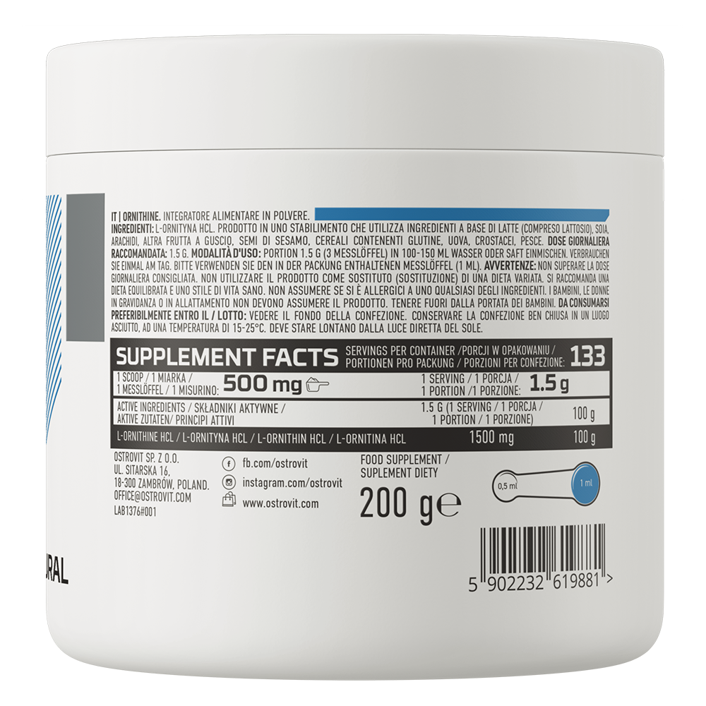 OstroVit Ornithine 200 g натуральний