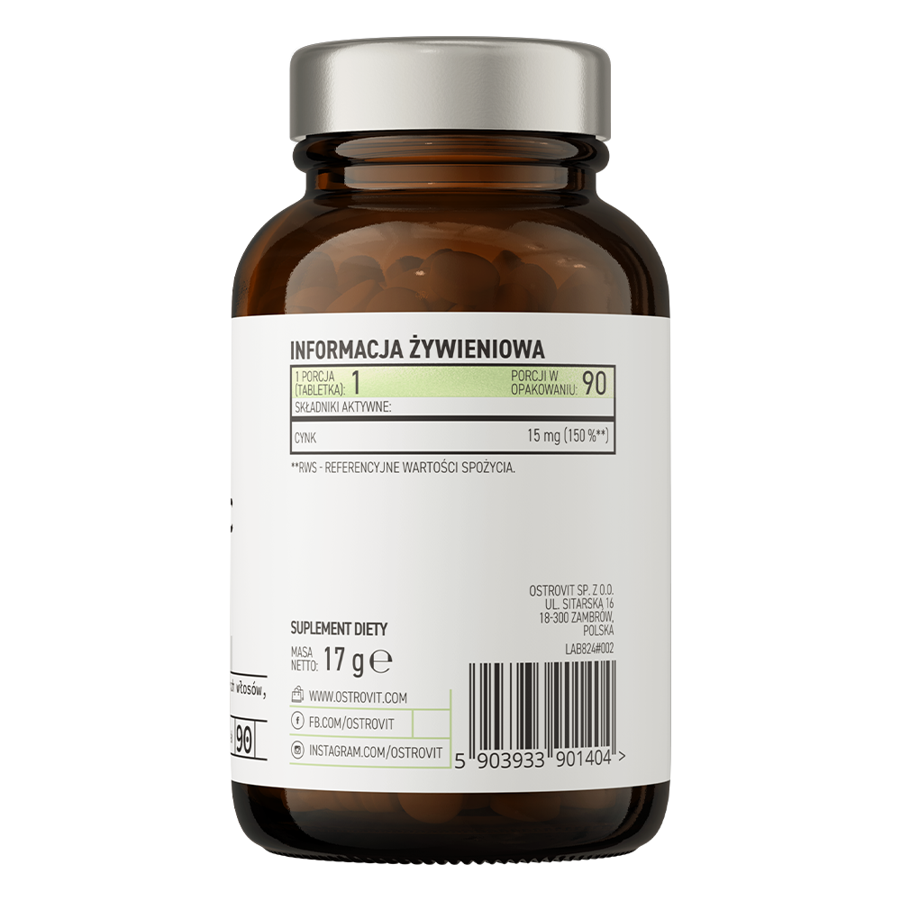 OstroVit Pharma Organic Zinc 90 tabs