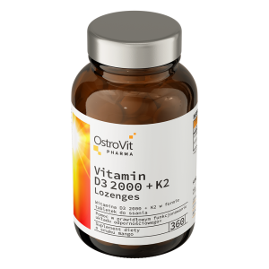 OstroVit Pharma Vitamin D3 2000 IU + K2 lozenges 360 tabs манго