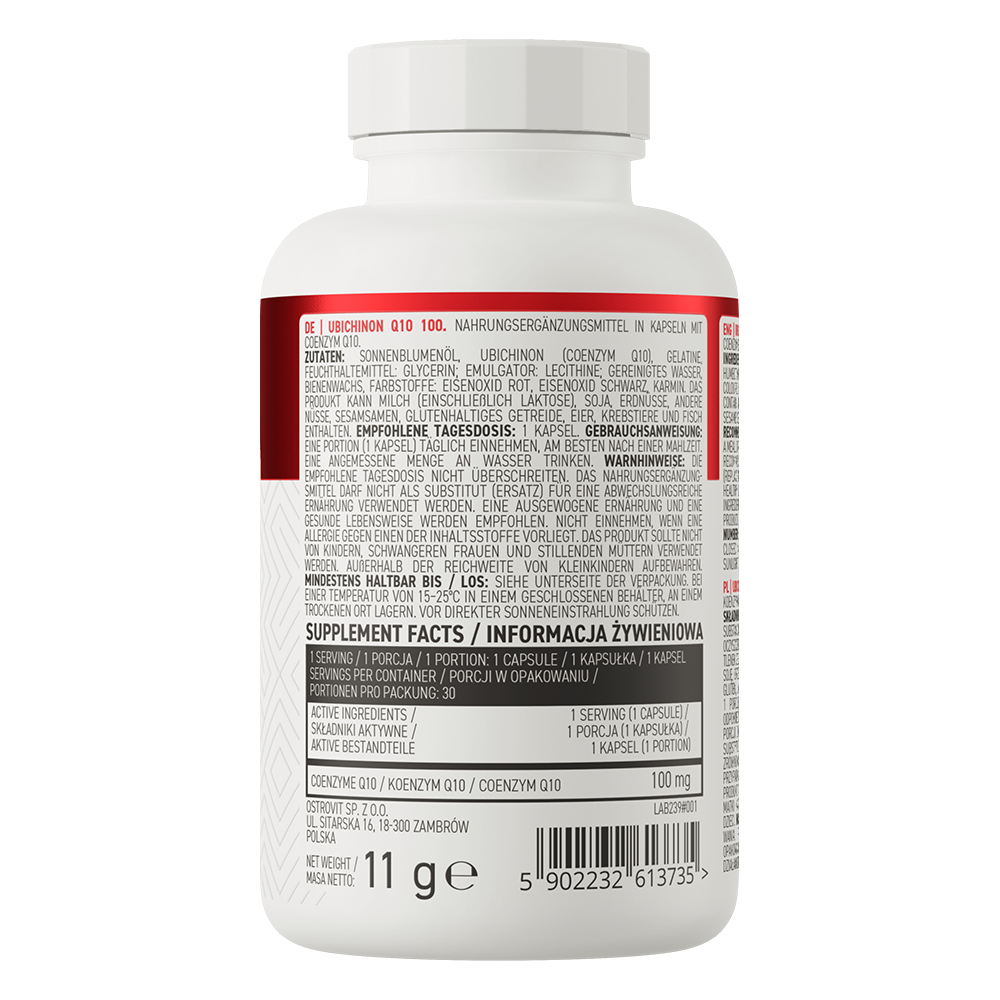 OstroVit Ubichinon Q10 100 mg 30 caps