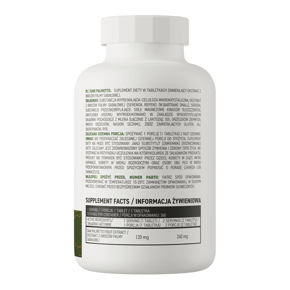 OstroVit Saw Palmetto Vege 360 tabs