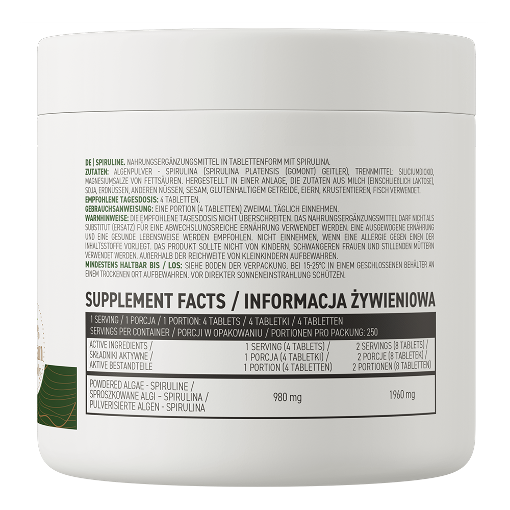 OstroVit Spiruline Vege 1000 tabs