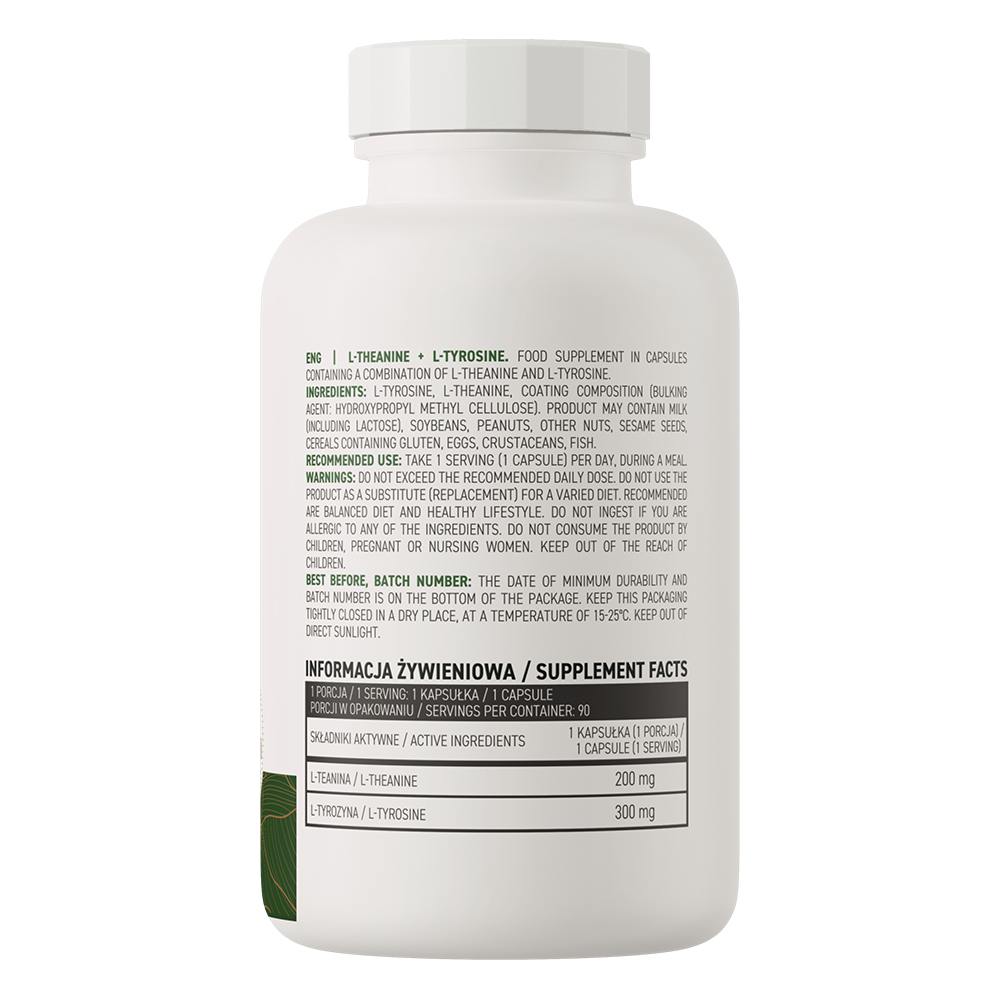 OstroVit L-Theanine + L-Tyrosine Vege 90 caps