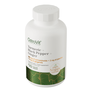OstroVit Turmeric (Curcumin) + Black Pepper + Ginger Vege 90 caps