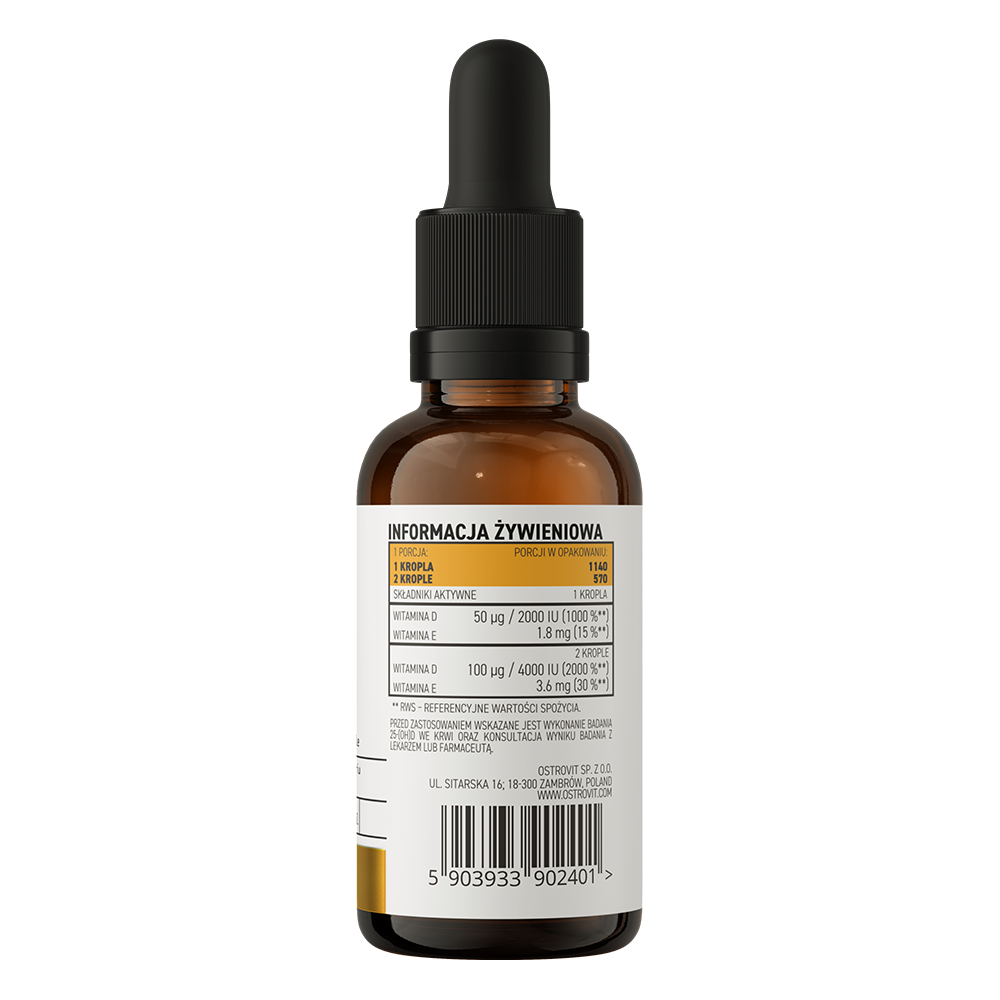 OstroVit Pharma Vitamin D3 4000 IU drops 30 ml