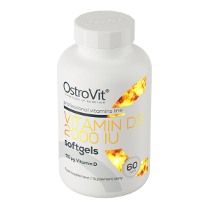 OstroVit Vitamin D3 2000 IU 60 softgel caps