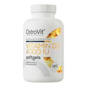 OstroVit Vitamin D3 4000 IU 120 softgel caps