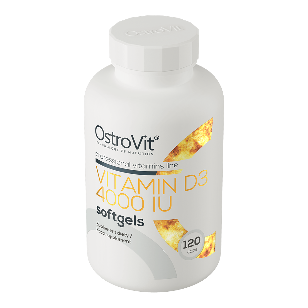 OstroVit Vitamin D3 4000 IU 120 softgel caps