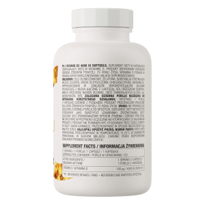 OstroVit Vitamin D3 4000 IU 120 softgel caps