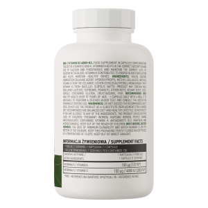 OstroVit Vitamin D3 4000 IU + K2 Vege 120 caps