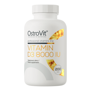 OstroVit Vitamin D3 8000 IU 200 tabs