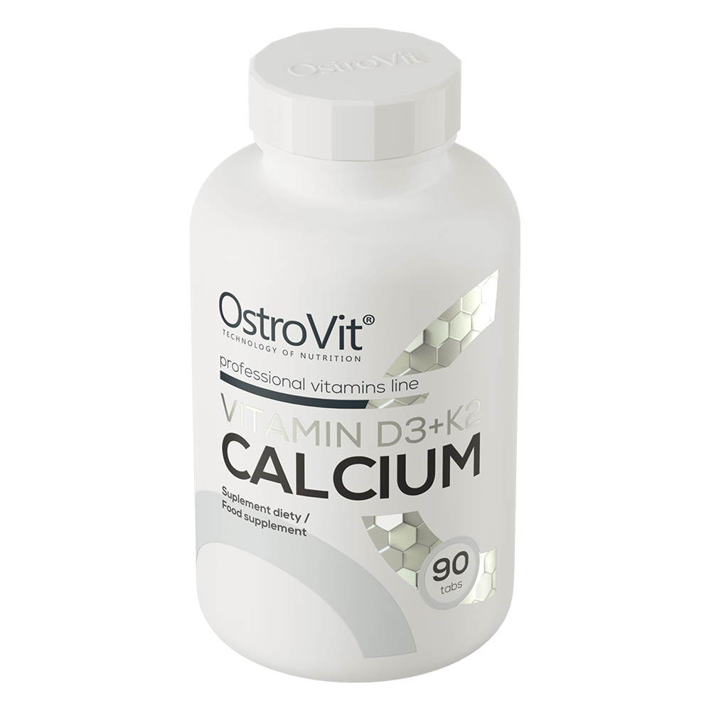 OstroVit Vitamin D3 + K2 + Calcium 90 tabs