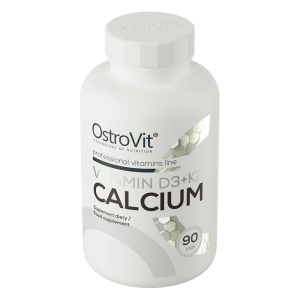 OstroVit Vitamin D3 + K2 + Calcium 90 tabs