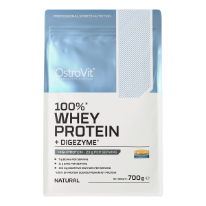 OstroVit 100% Whey Protein + Digezyme 700 g натуральний