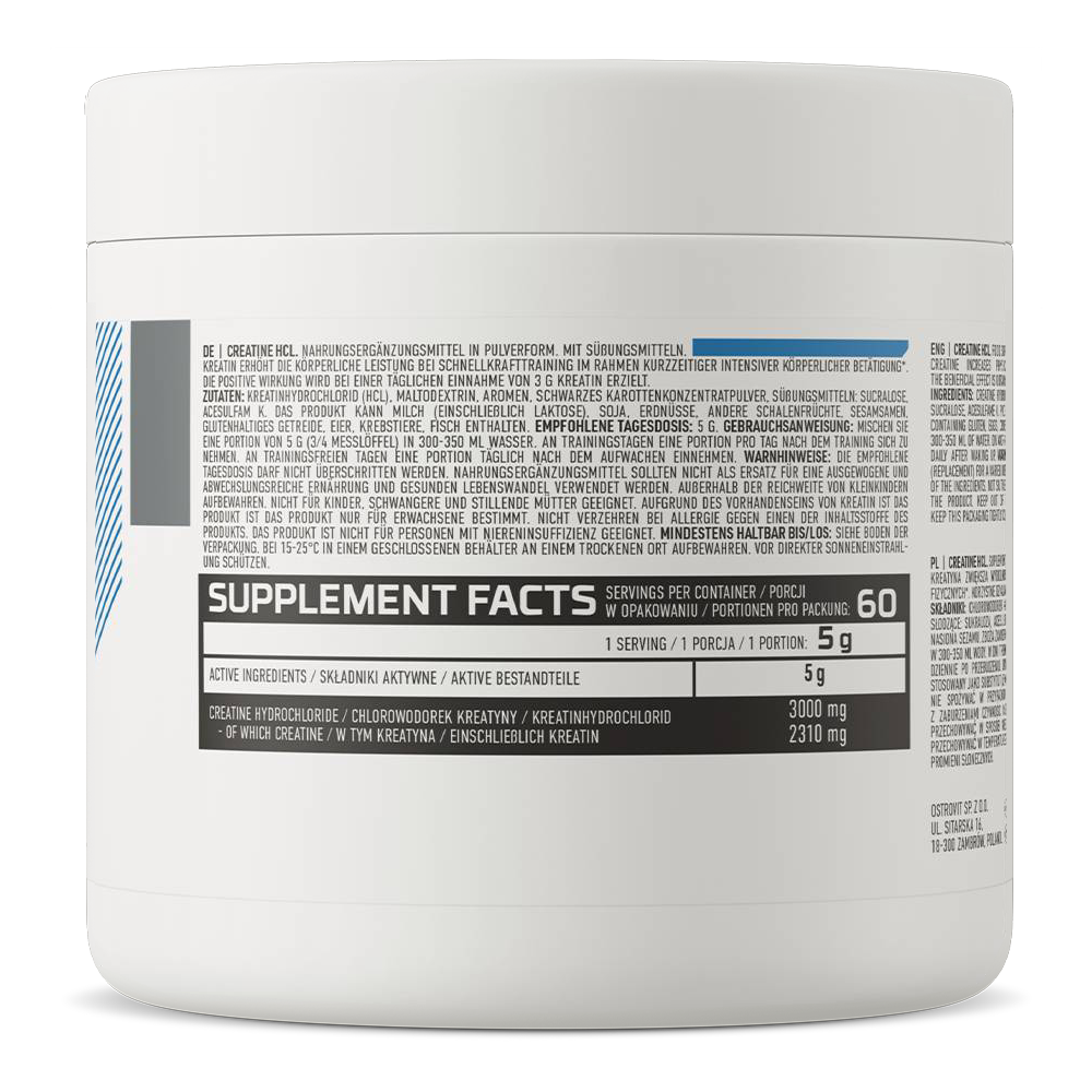 OstroVit Creatine HCL 300 g Black Currant Cherry