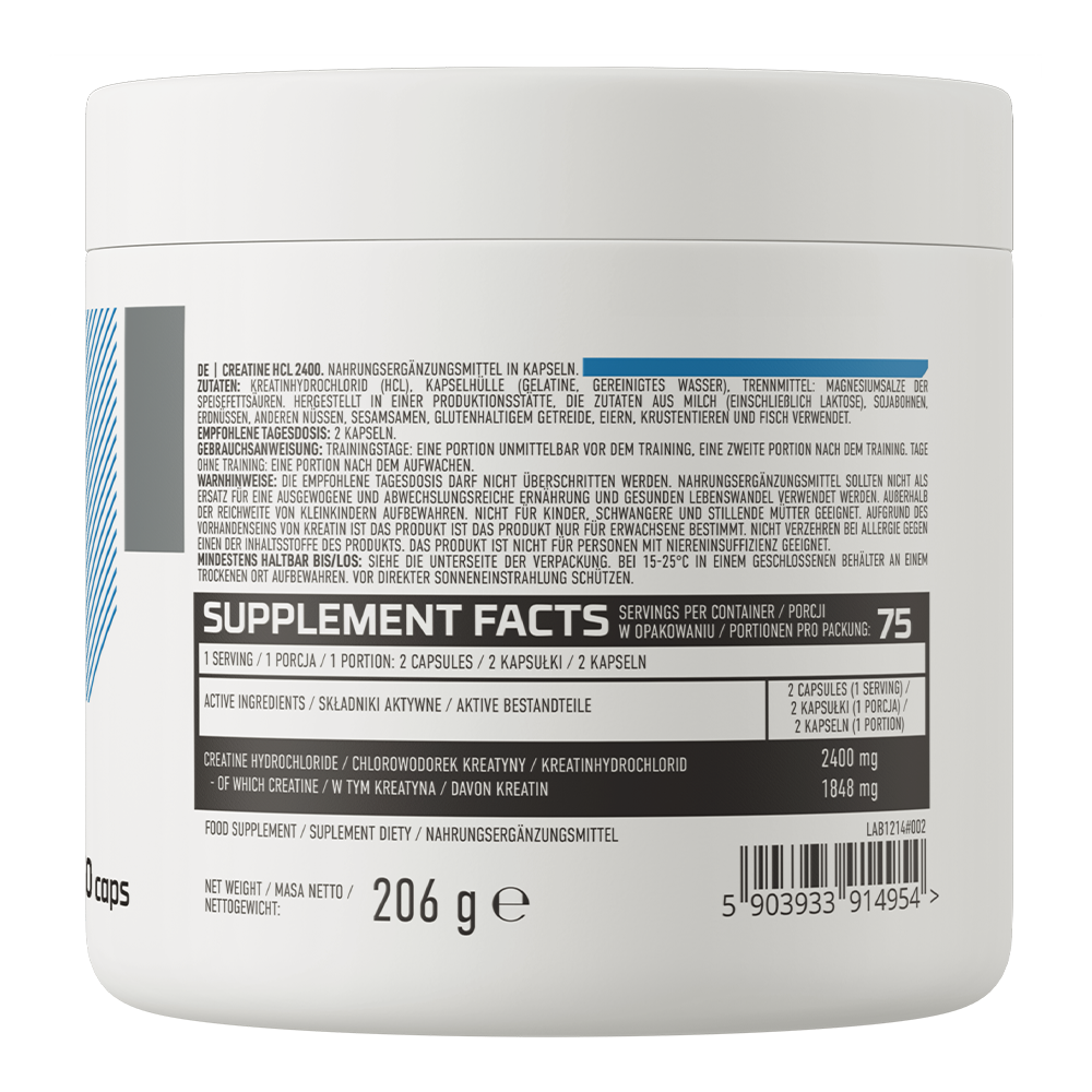 OstroVit Creatine HCl 2400 mg 150 capsules
